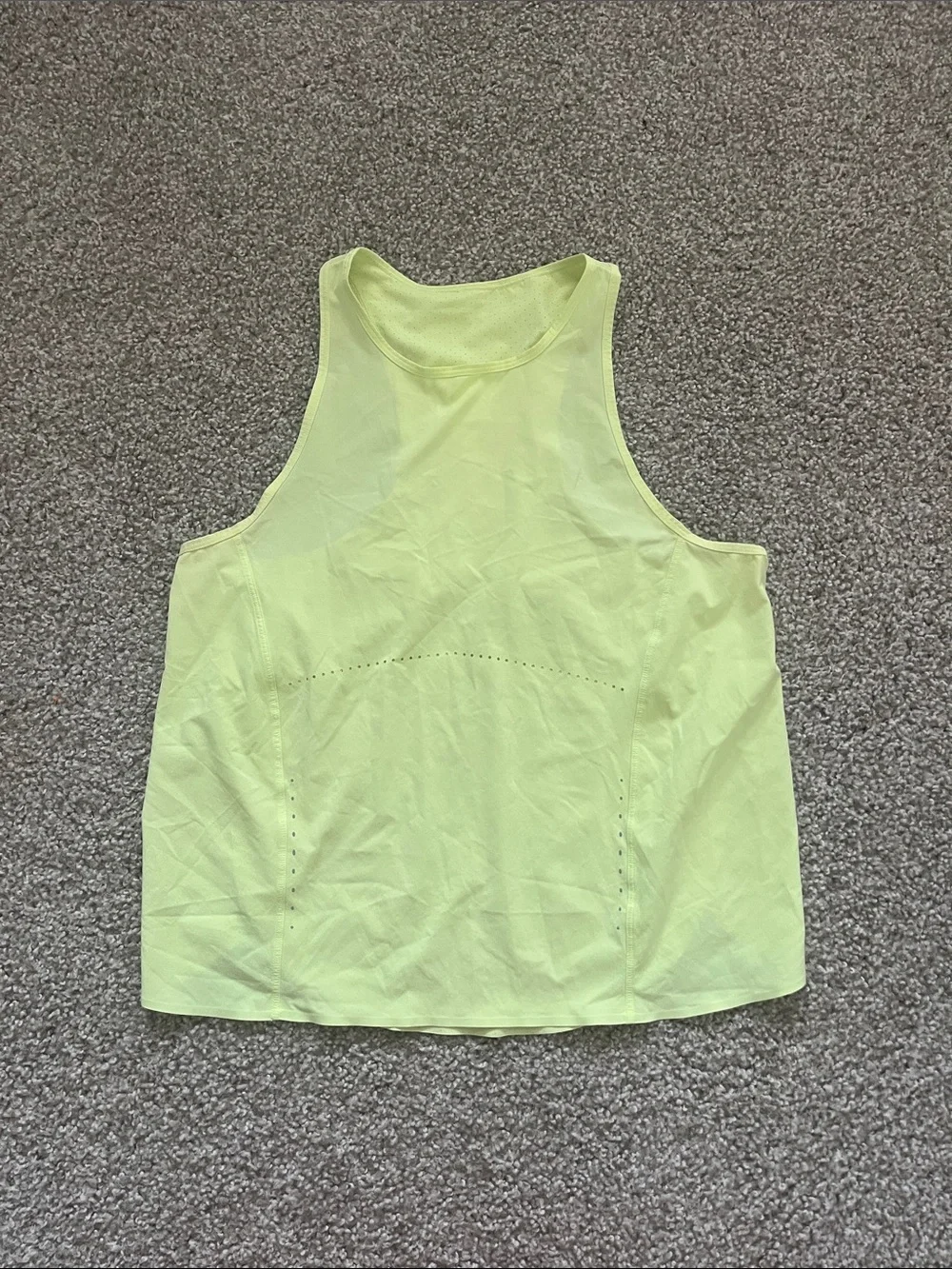 Lululemon Faded Zap Swift Ventilated Racerback Tank Size 6/8